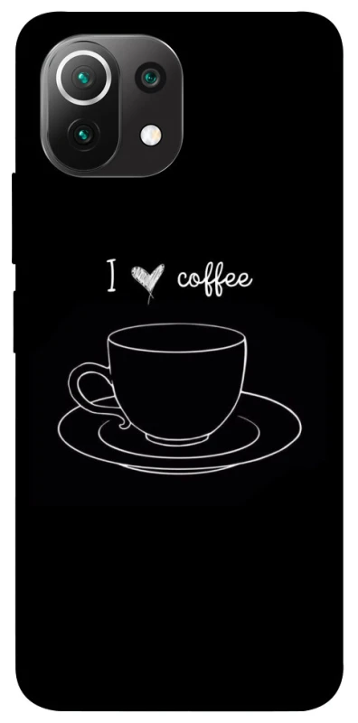 Чохол на Xiaomi Mi 11 Lite Black coffee фото 1 з 1