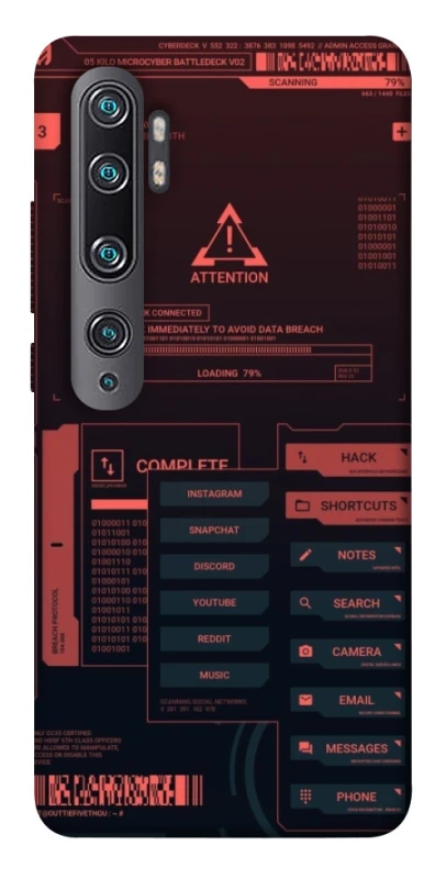 Чохол на Xiaomi Mi Note 10 / Note 10 Pro / Mi CC9 Pro Attention фото 1 з 1