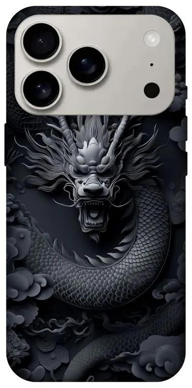 Чохол на Apple iPhone 18 Pro black dragon фото 1 з 2