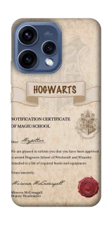 Чохол на Oppo Reno 15 The Hogwarts acceptance letter фото 1 з 2