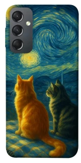 Чохол на Samsung Galaxy A24 4G Cats under the stars фото 1 Чохол на Samsung Galaxy A24 4G Cats under the stars фото 1 з 1