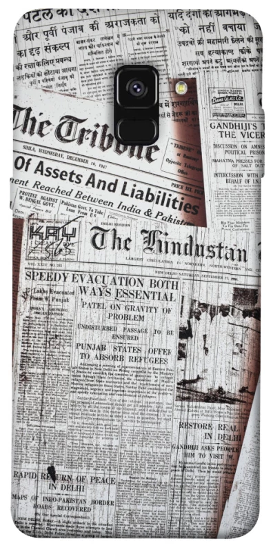 Чохол на Samsung A530 Galaxy A8 (2018) Газети фото 1 з 1