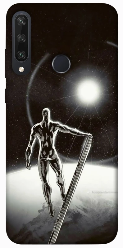 Чехол на Huawei Y6p Серебряный сёрфер фото 1 из 1