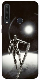 Чехол на Huawei Y6p Серебряный сёрфер фото 1 из 1