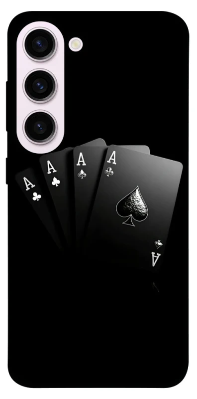 Чохол на Samsung Galaxy S23+ Black Cards фото 1 з 1