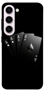 Чохол на Samsung Galaxy S23+ Black Cards фото 1 з 1
