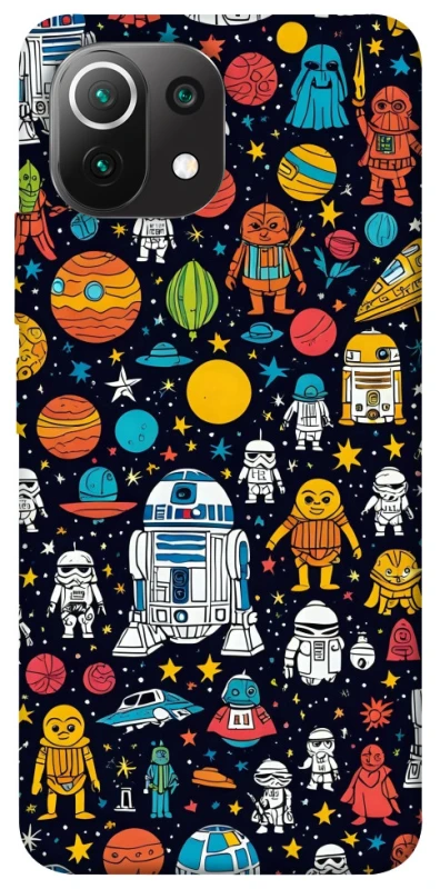 Чехол на Xiaomi Mi 11 Lite Star Wars background ver.2 фото 1 из 1
