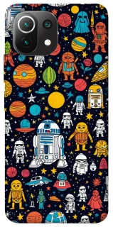 Чехол на Xiaomi Mi 11 Lite Star Wars background ver.2 фото 1 из 1