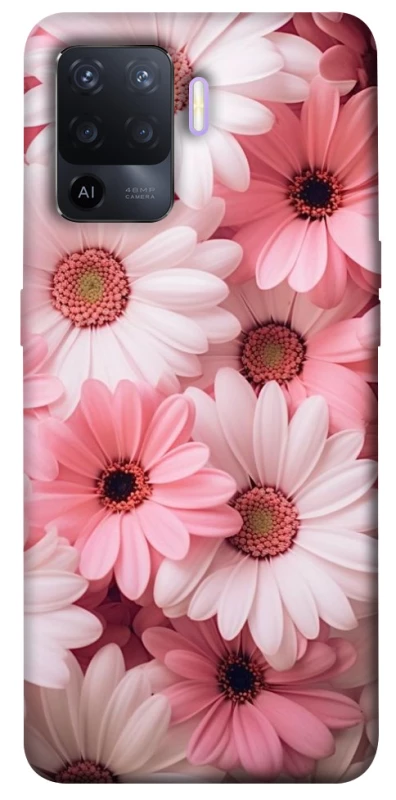 Чехол на Oppo A94 Розовые цветы v2 фото 1 из 1