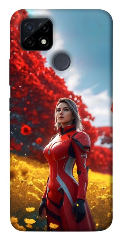 Чохол на Realme C12 Cyber space girl ver.5 фото 1 з 1