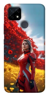 Чохол на Realme C21Y Cyber space girl ver.5 фото 1 з 1