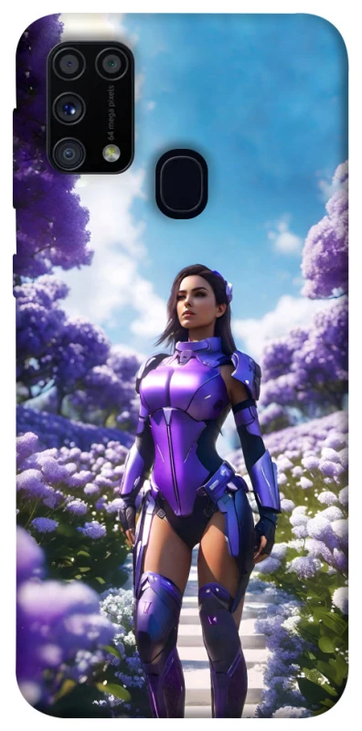 Чохол на Samsung Galaxy M31 Cyber space girl ver.4 фото 1 з 1