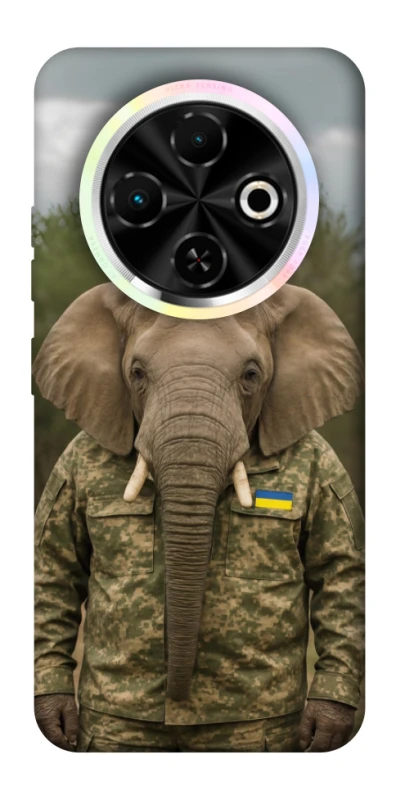 Чохол на TECNO Spark 30C Слон захисник фото 1 з 1