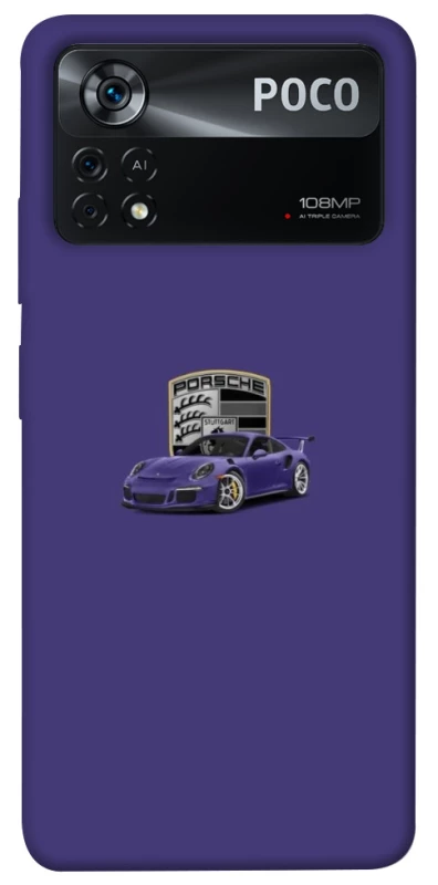 Чохол на Xiaomi Poco X4 Pro 5G Porsche purple фото 1 з 1
