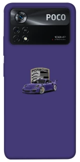 Чехол на Xiaomi Poco X4 Pro 5G Porsche purple фото 1 из 1