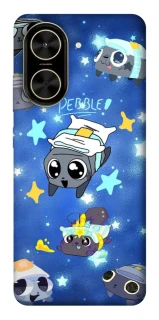 Чехол на Xiaomi Poco C71 Pebble kitten stars фото 1 из 1