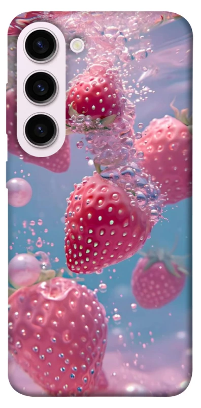 Чохол на Samsung Galaxy S23+ Полуниця в воді фото 1 з 1