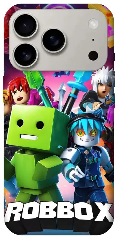Чехол на Apple iPhone 18 Pro Roblox gaming heroes фото 2 из 2