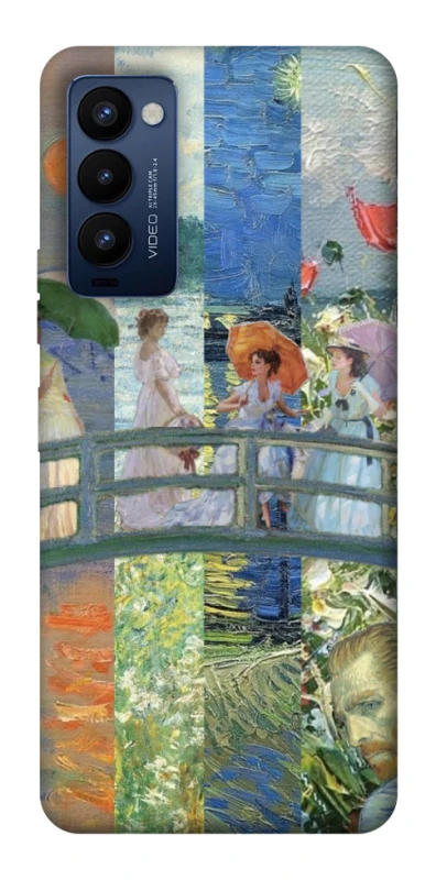 Чехол на TECNO Camon 18 Pro Art collage ver.6 фото 1 из 1