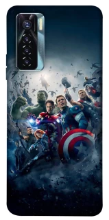 Чохол на TECNO Camon 17 Pro Marvel heroes фото 1 з 1