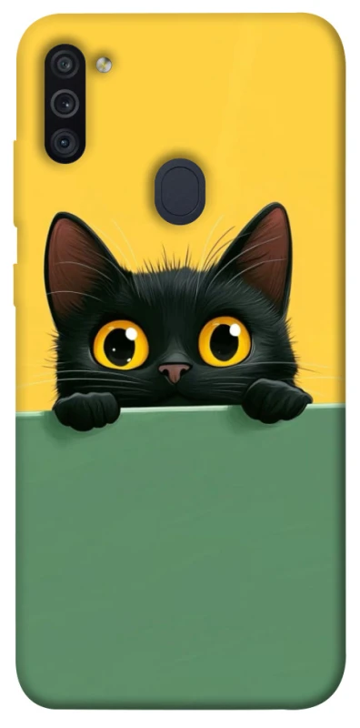 Чохол на Samsung Galaxy M11 Black cat v2 фото 1 з 1