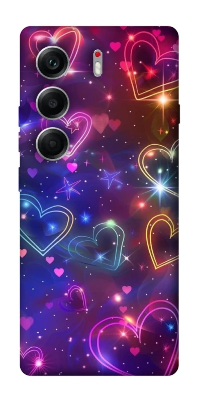 Чохол на Tecno Camon 40 Drawn hearts фото 1 з 1