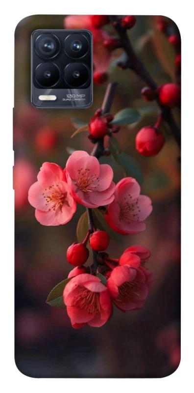 Чехол на Realme 8 Flowers v28 фото 1 из 1