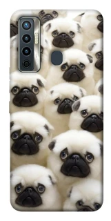 Чехол на TECNO Camon 17 Doggy Pug Love фото 1 из 1