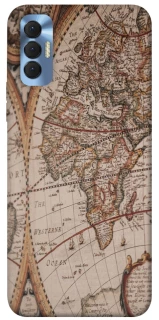 Чехол на TECNO Spark 8P Карта путешествий фото 1 из 1