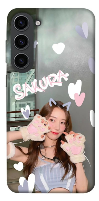 Чехол на Samsung Galaxy S23 Sakura - LE SSERAFIM фото 1 из 1