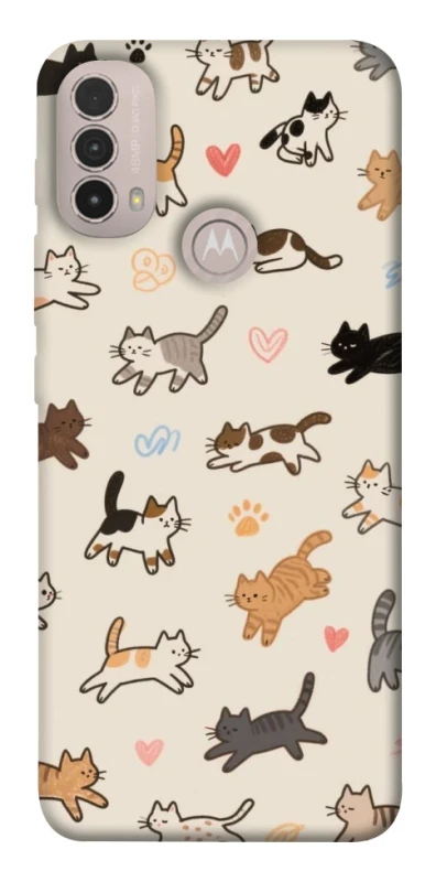 Чохол на Motorola Moto E40 Cat style ver.2 фото 1 з 1