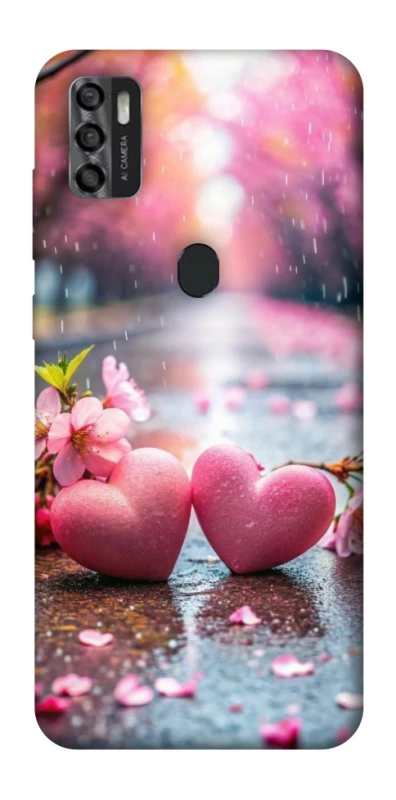 Чохол на ZTE Blade A7s (2020) Pink heart фото 1 з 1