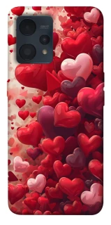 Чохол на Realme 9 4G / 9 Pro+ Many hearts фото 1 з 1