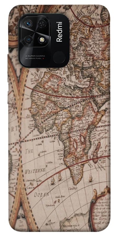 Чехол на Xiaomi Redmi 10C Карта путешествий фото 1 из 1