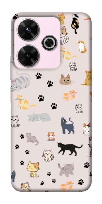 Чохол на Xiaomi Redmi 13 4G Cat style ver.1 фото 1 з 1
