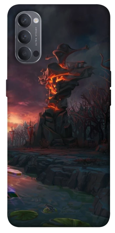Чехол на Oppo Reno 4 Dota road фото 1 из 1