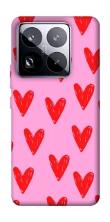 Чехол на Xiaomi 15 Pro Red hearts 2 фото 1 из 1