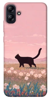 Чехол на Samsung Galaxy A04e cat on a field фото 1 из 1