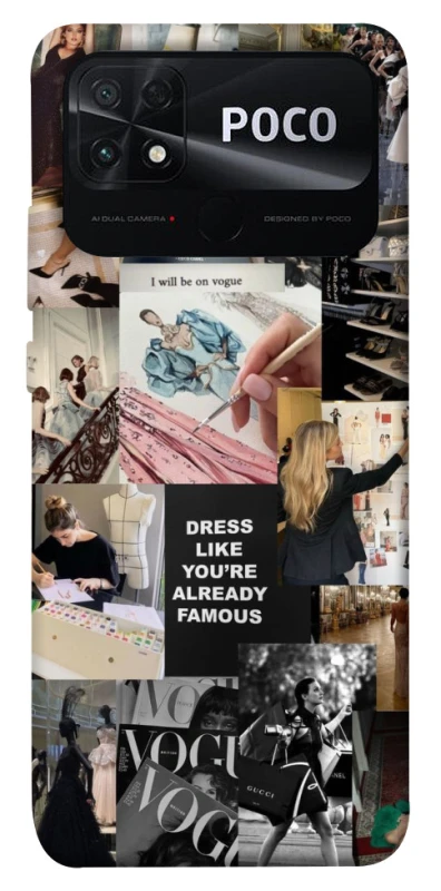 Чохол на Xiaomi Poco C40 Fashion collage ver.11 фото 1 з 1