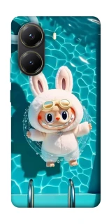 Чехол на Xiaomi Poco X7 Pro Labubu in the pool ver.2 фото 1 из 1