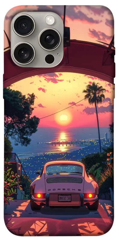 Чехол Porsche at sunset фото 1 из 1