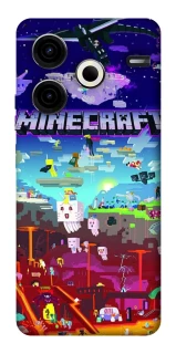 Чехол на TECNO Pova 6 Neo (LI6) Minecraft world фото 1 из 1