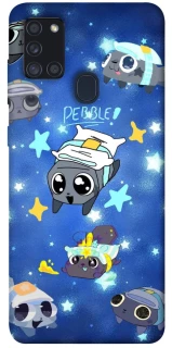Чехол на Samsung Galaxy A21s Pebble kitten stars фото 1 из 1