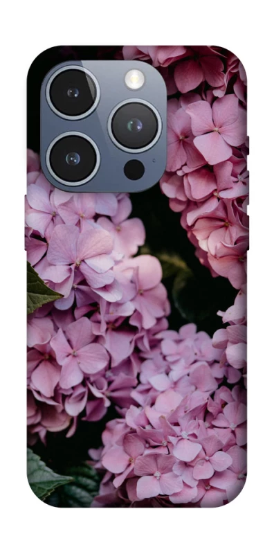 Чехол на Apple iPhone 16 Pro Розовые гартензии фото 1 из 1