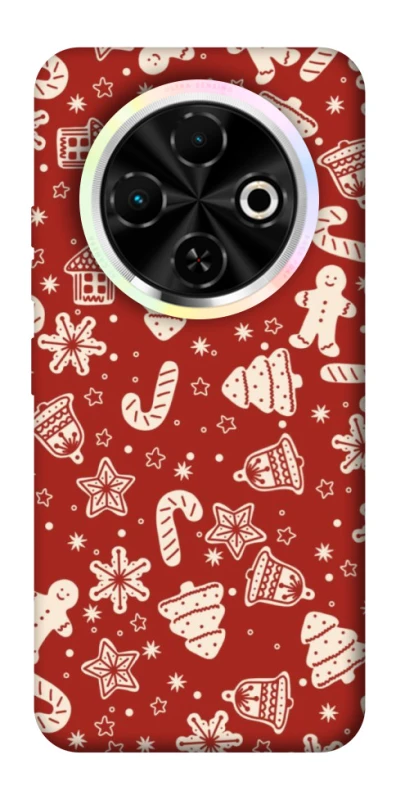 Чехол на TECNO Spark 30C Новогодний v3 фото 1 из 1