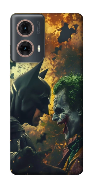 Чохол на Motorola Moto G85 Batman and the Joker фото 1 з 1
