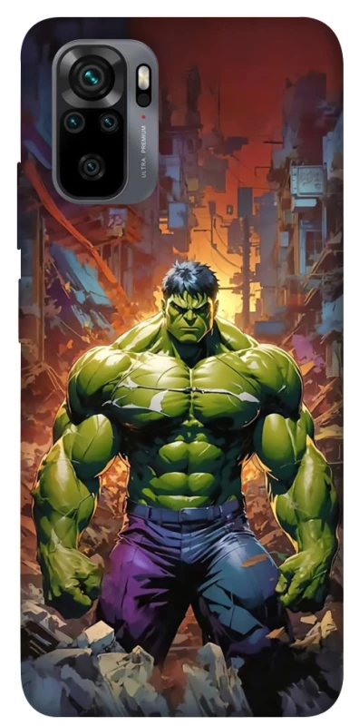 Чехол на Xiaomi Redmi Note 10 / Note 10s Hulk фото 1 из 1