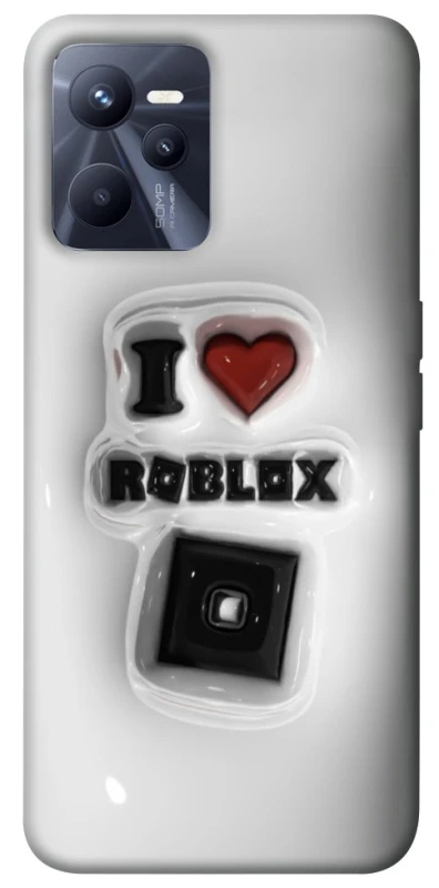 Чохол на Realme C35 I love Roblox фото 1 з 1