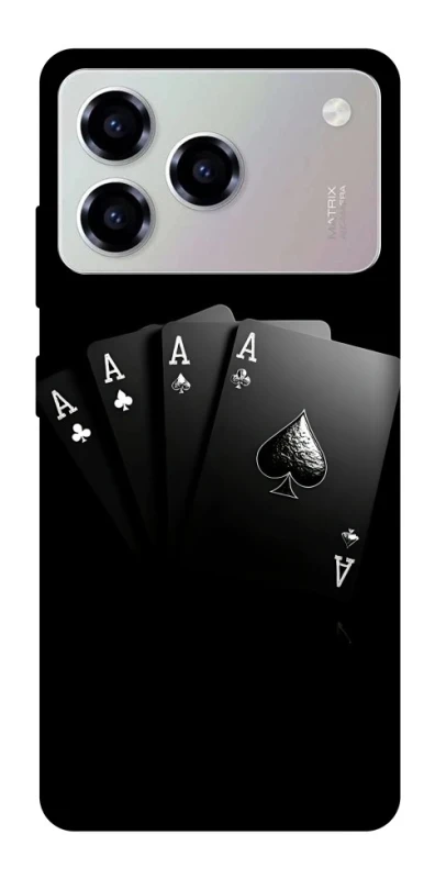 Чохол на ZTE Blade A76 Black Cards фото 1 з 1