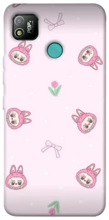Чехол на TECNO POP 4 Labubu Flower фото 1 из 1